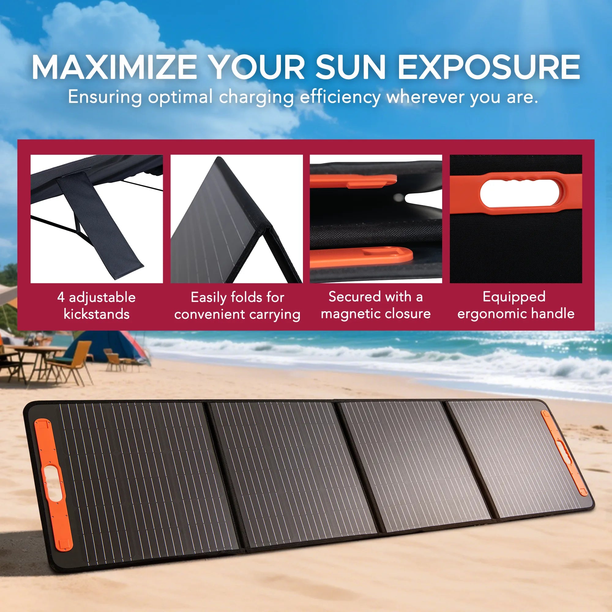 SUNJOY IceCove Portable Air Conditioner Solar Panel 