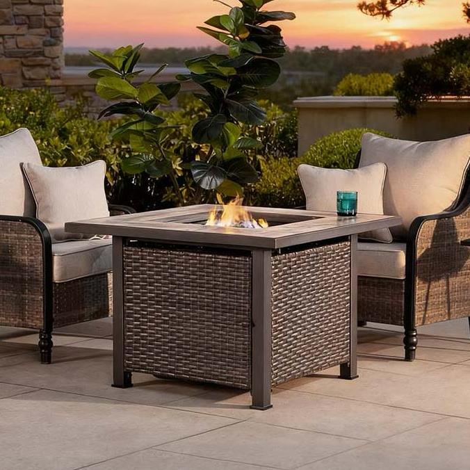 Propane Fire Pit Table