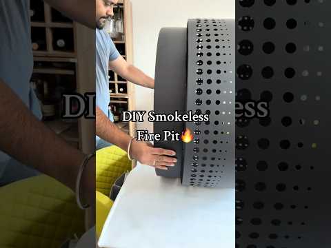 Customer Show of SUNJOY 38 Inch Stainless Steel Smokeless Fire Pit with PVC Cover and Poker