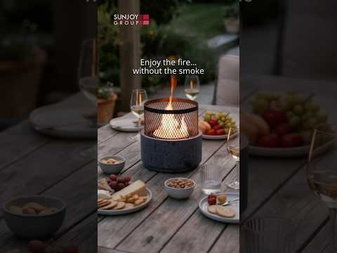 Horizon Smokeless Adjustable Flame Tabletop Propane Fire Pit 10"