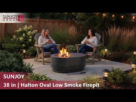Vulcan Round Stainless Steel Smokeless Fire Pit 38"