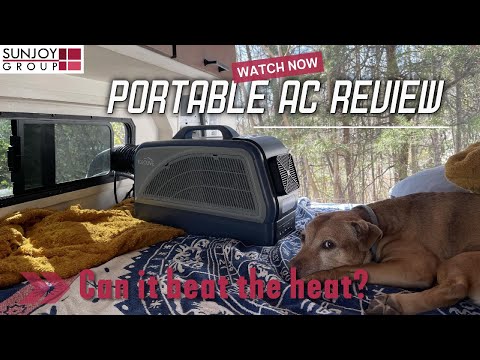 Video of outdoor camping using Sunjoy portable air conditioner