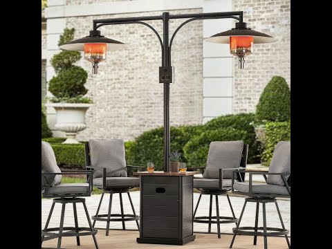 Installation Vedio of SUNJOY 64,000 BTU Propane Gas Dual Heater with Table Top