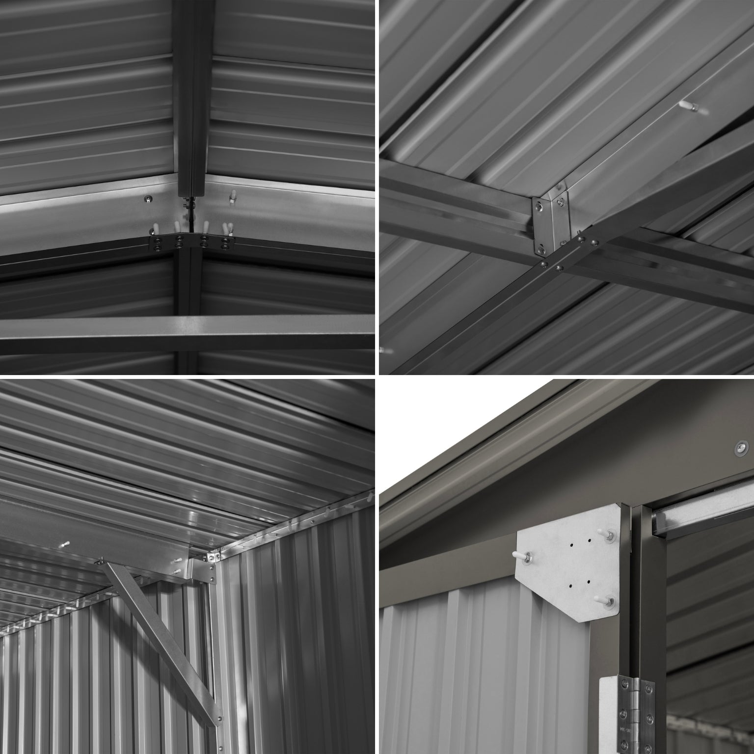 Fortress Maxi Storage Shed - Light Gray, 13x20