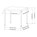 Sunjoy Outdoor Patio 10x10 Canopy Gazebo Backyard Metal Gazebo Kits for Sale
