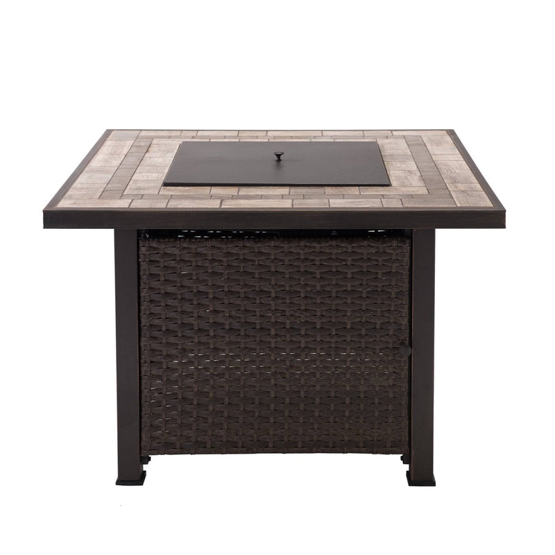 Sunjoy Smokeless Fire Pit Outdoor Propane Fire Pit Table Gas Fire Pit