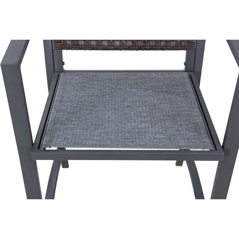 Sunjoy 3 piece Outdoor Patio Bistro Set on Sale with Wicker Chair