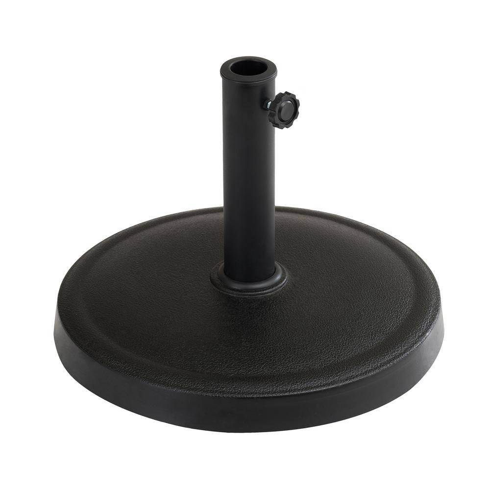 Sunjoy Universal 30 lb. Black Heavy Duty Cement Filled Patio Umbrella Base.